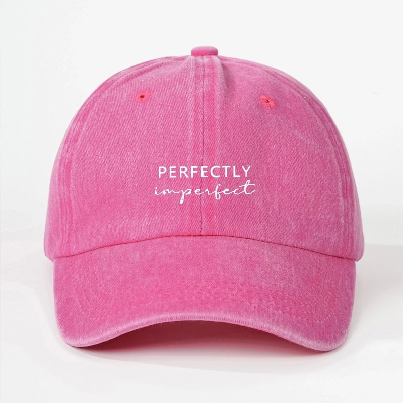 Women's Commute Letter Curved Eaves Baseball Cap