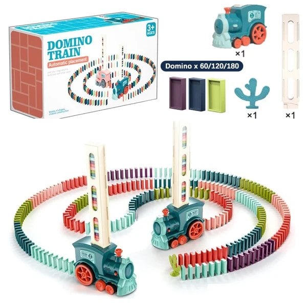 🔥  Promotion 40% OFF🔥🔥 - Dominoes Automatic Domino Train Educational Toy