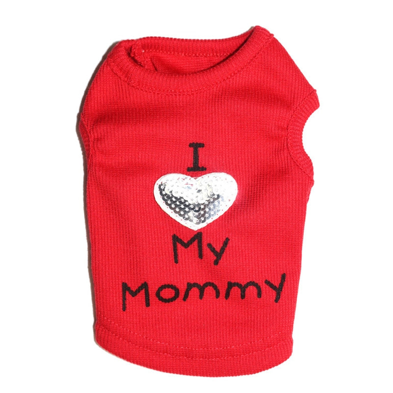 Casual Thread Letter Pet Clothing