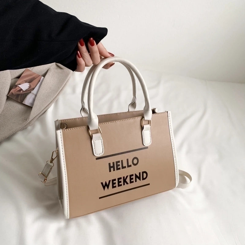 Women's All Seasons Pu Leather Fashion Handbag Tote Bag