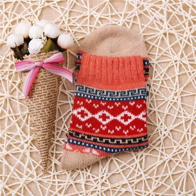 Retro Thick Warm Rabbit Wool Socks