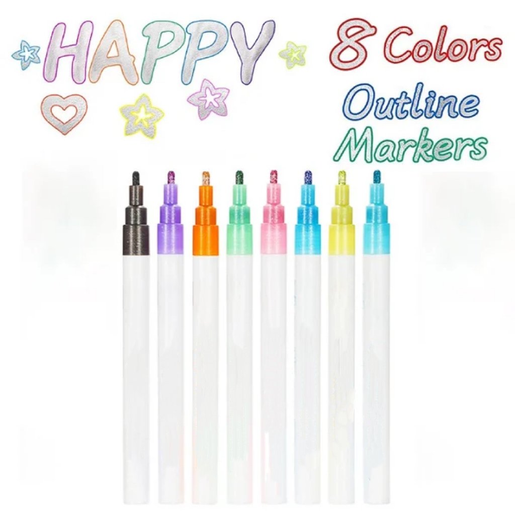 🎁Hot Sale -40% OFF🎁Terrain-hill Outline Marker Set (8 Colors)