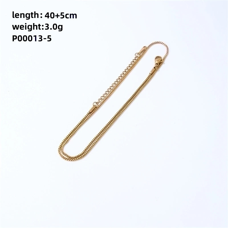 304 Stainless Steel Copper Gold Plated IG Style Minimalist Polishing Plating Letter Charms