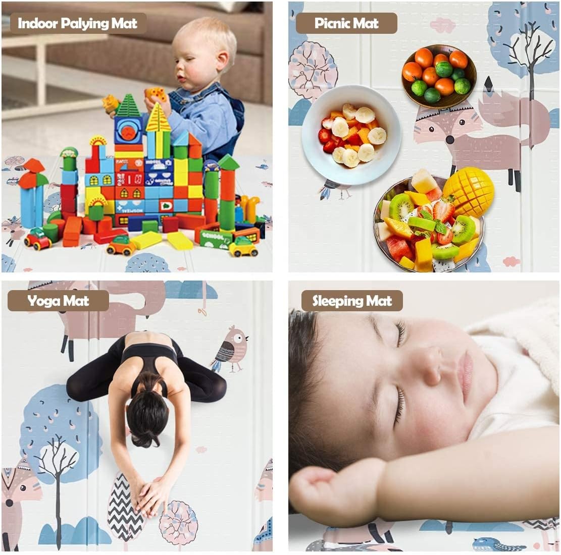 Kids Play Mat 150x180.Waterproof Baby Mat for Babies. Infants. Toddlers