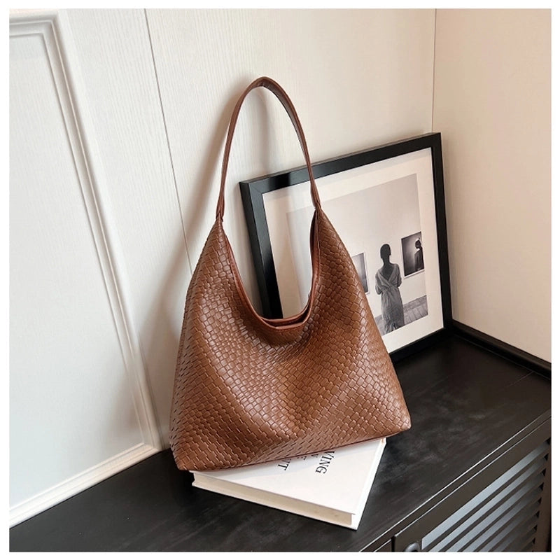 Women's Medium All Seasons Pu Leather Vintage Style Classic Style Shoulder Bag Tote Bag