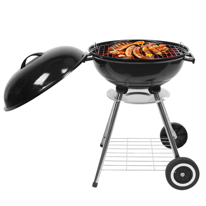 18 Inch Apple Charcoal Stove BBQ Grill For Outdoor Cooking