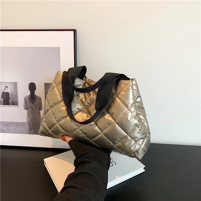 Women's Autumn&winter Down Elegant Basic Handbag Underarm Bag