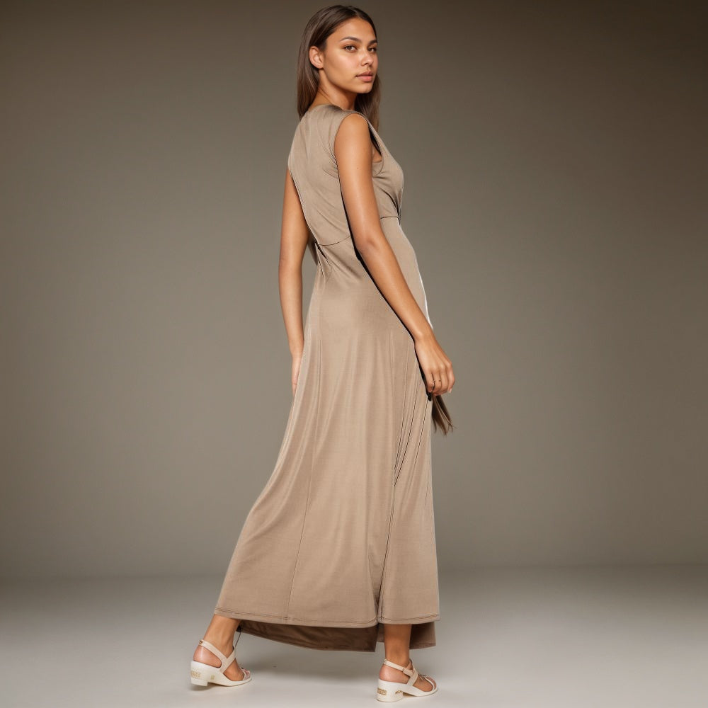 Twist Front Maxi Dress