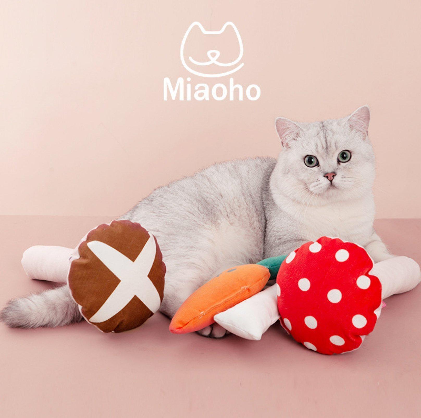 Miaoho Mushroom Shaped Catnip Cat Toys