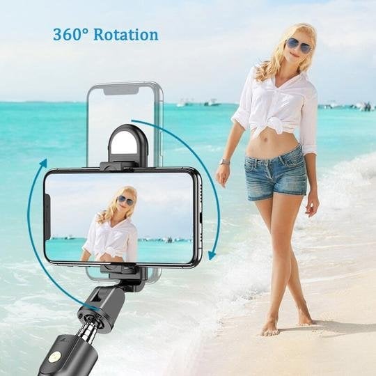 (🎅 HOT SALE NOW-48% OFF) 🔥🔥-2022 New 6 In 1 Wireless Bluetooth Selfie Stick(BUY 3 GET 15%OFF&FREE SHIPPING!)