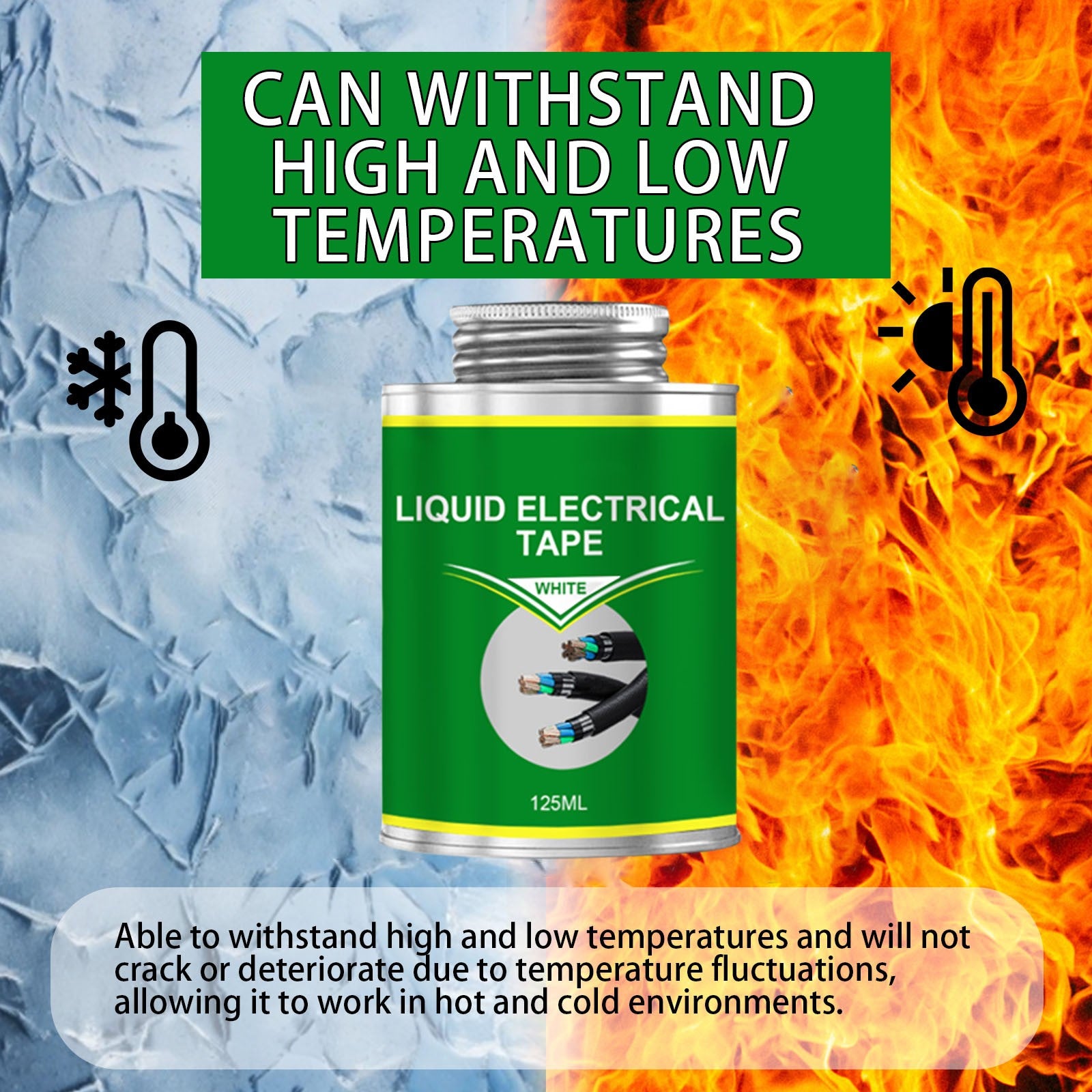 INSULATION FOR ELECTRICAL WIRES HEAT AND DURABLE ELECTRICAL WIRE INSULATION GEL 125ML