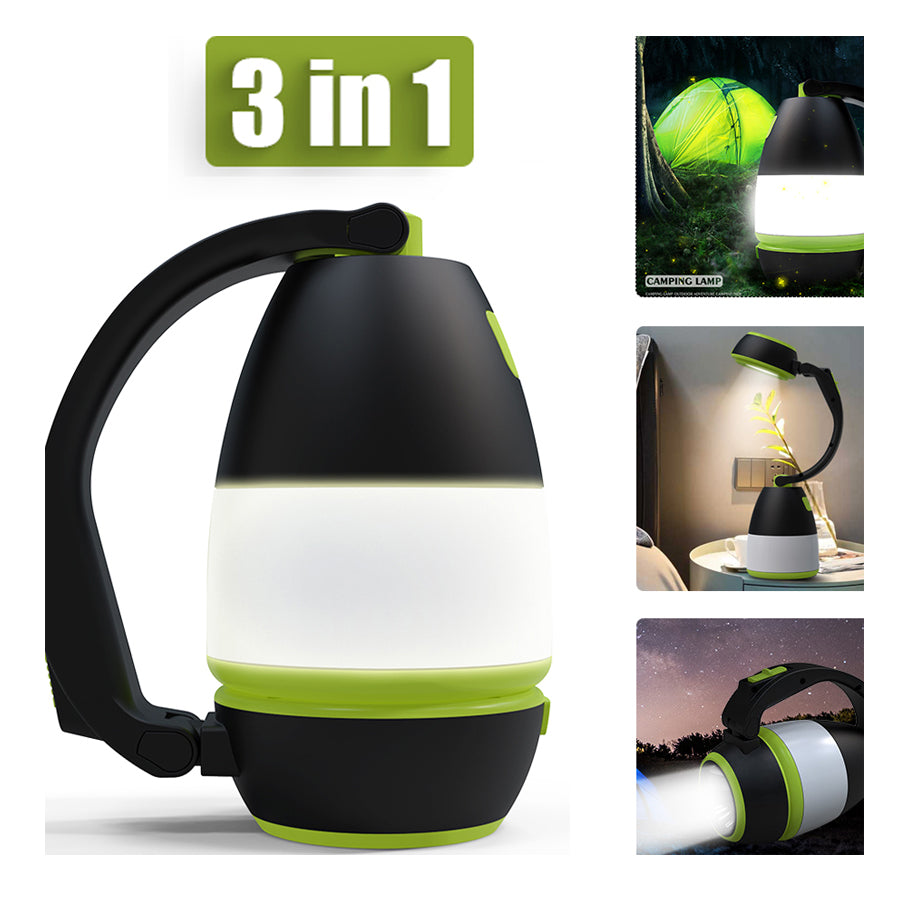 Tri-Light 3 in 1 Lantern. Flashlight. Lamp