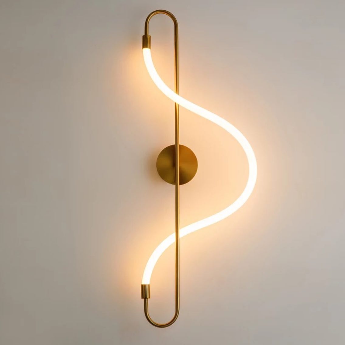 Modern LED Loop Wall Lamp