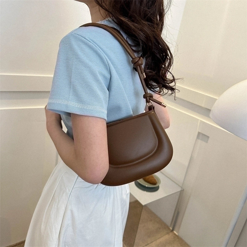Women's Medium Summer Pu Leather Streetwear Shoulder Bag