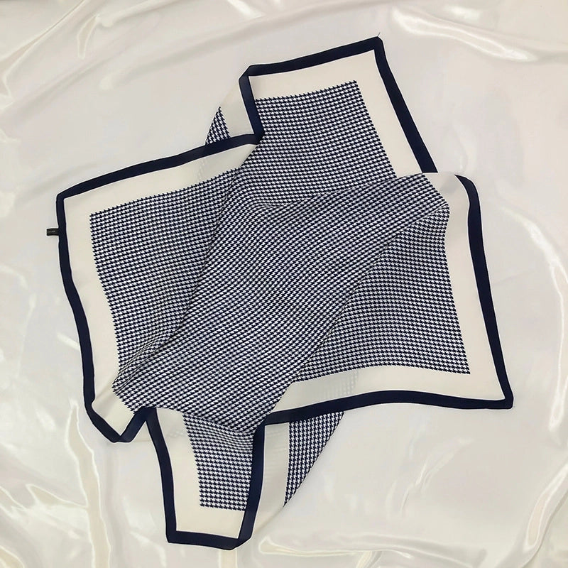Women's Minimalist  Satin Silk Scarf