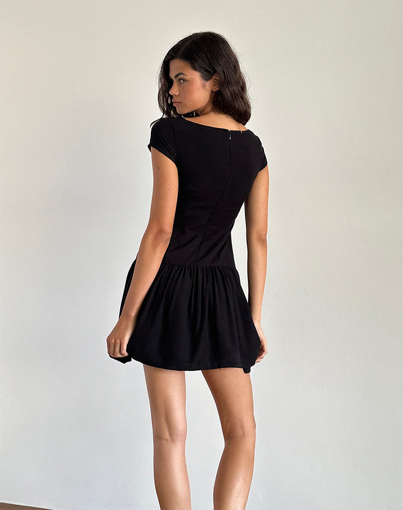 Ohayo Mini Dress in Black