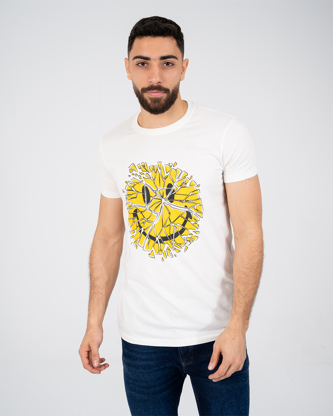 Short Sleeve Mens Printed T-shirt