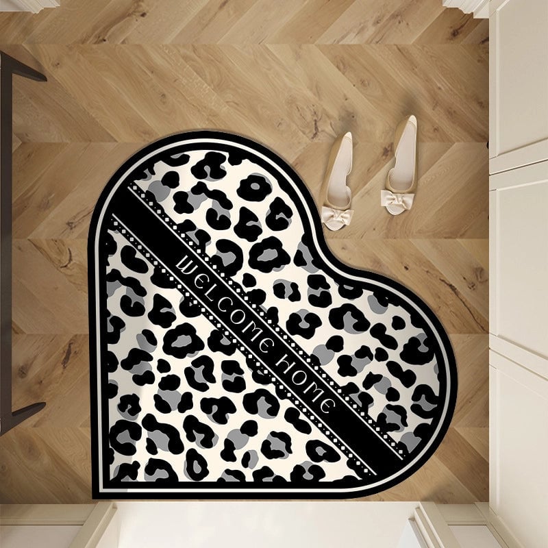 Casual Elegant Pastoral Letter Heart Shape Polyester Carpet Bathing