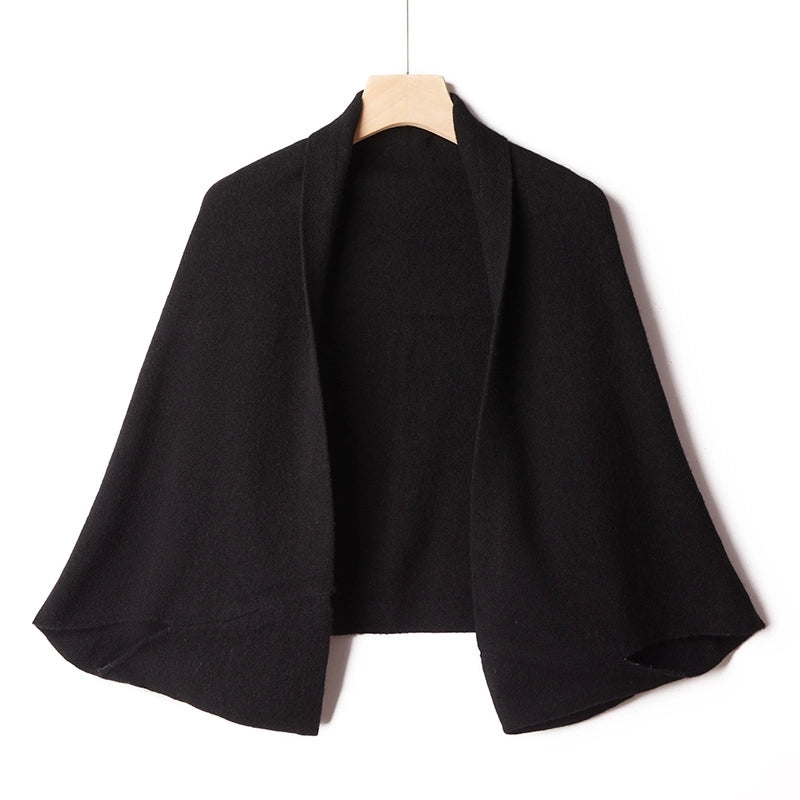 Cashmere Shawl Scarf Women's Autumn And Winter Warm Scarf Outer Sweater Knitted Cardigan Sweater Coat Top