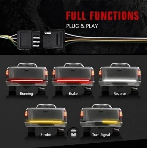 🔥Last Day Special Sale 49%-LED tailgate lights. turn signals and driving and reversing lights