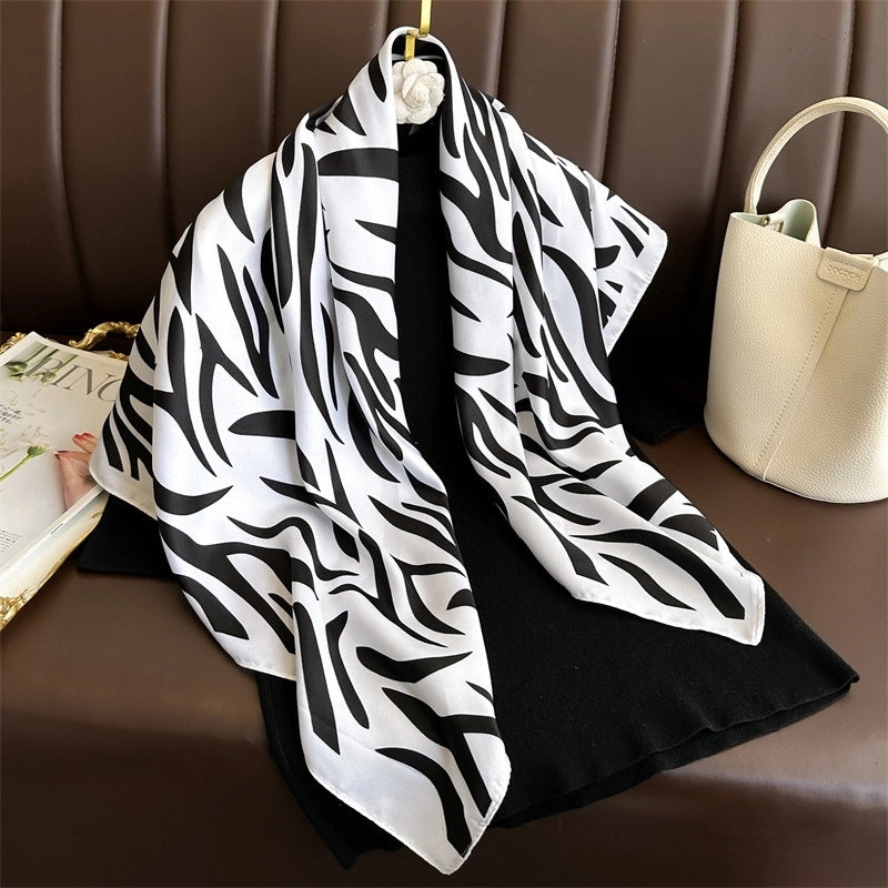 Women's Elegant Business Basic Twill Polyester Kerchief