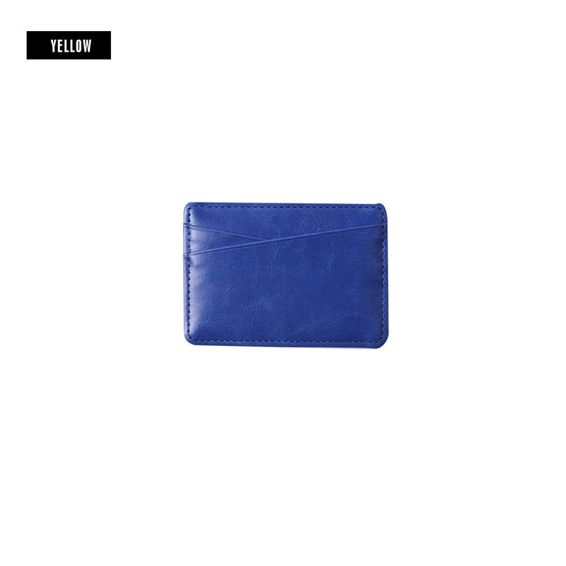 Korean New Fashion Leather Bank Card Storage Gift Id Card Holder