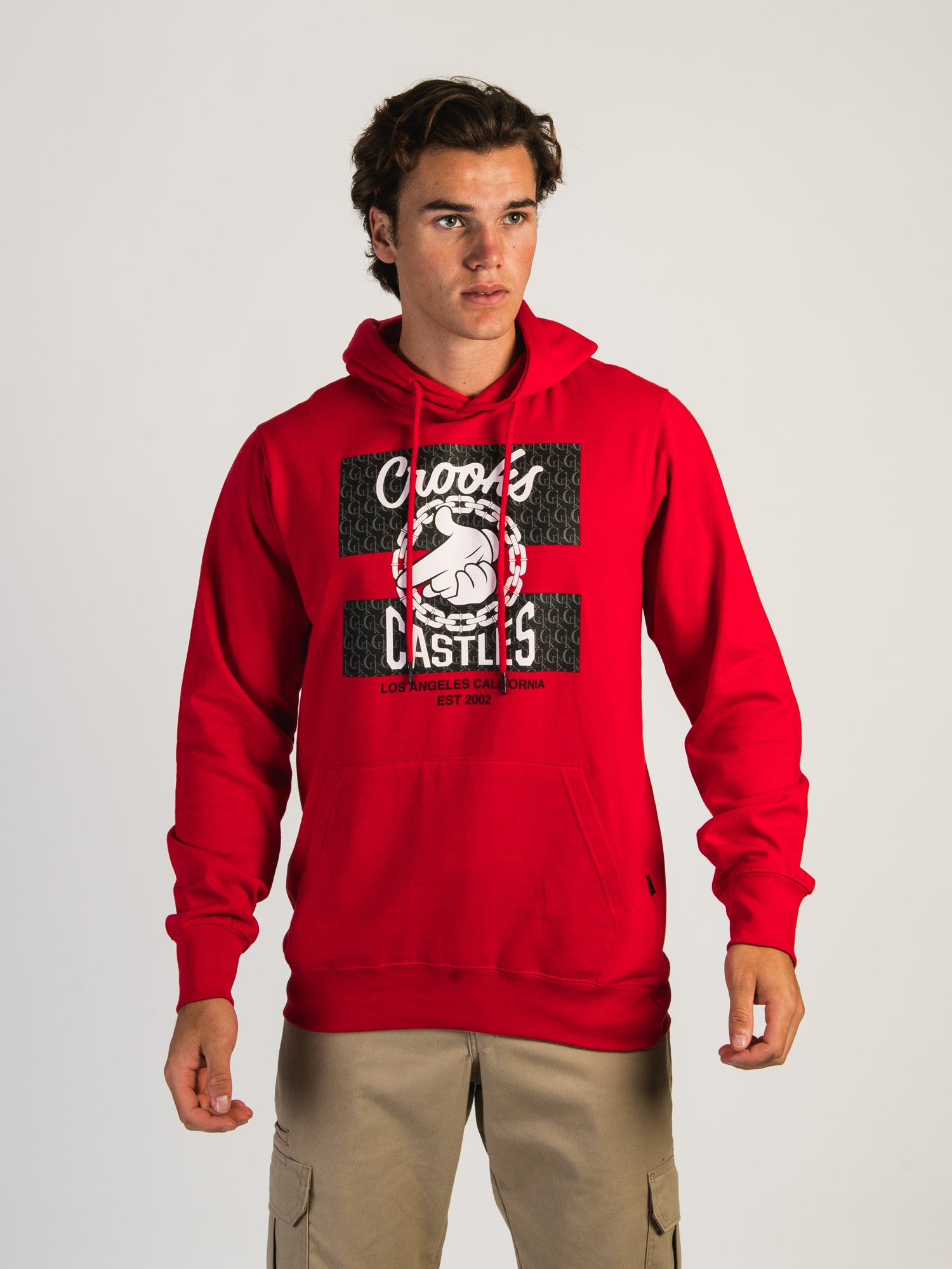 CROOKS & CASTLES AIRGUN KLEPTO PULL OVER HOODIE