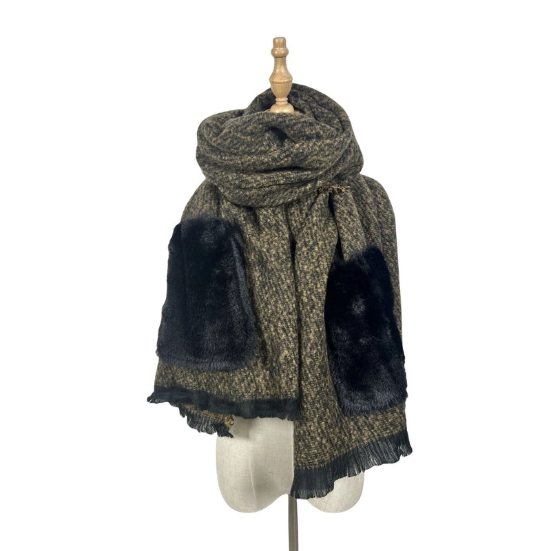 Women's Casual Solid Color Polyester Scarf