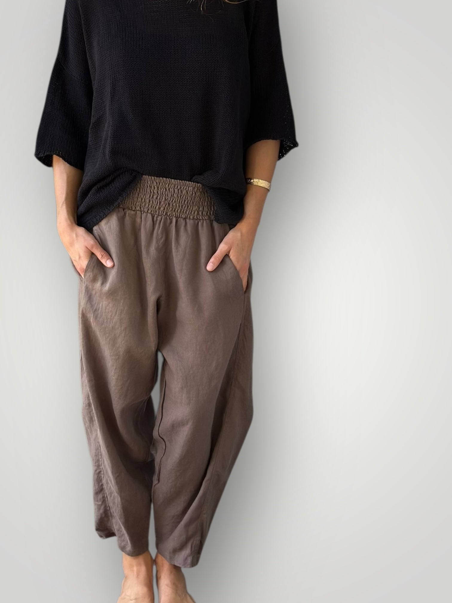 frankie pant - soil linen