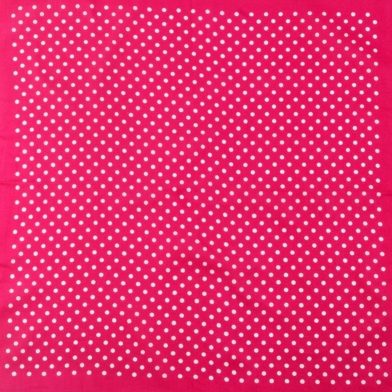 Women's Streetwear Round Dots Cotton Kerchief