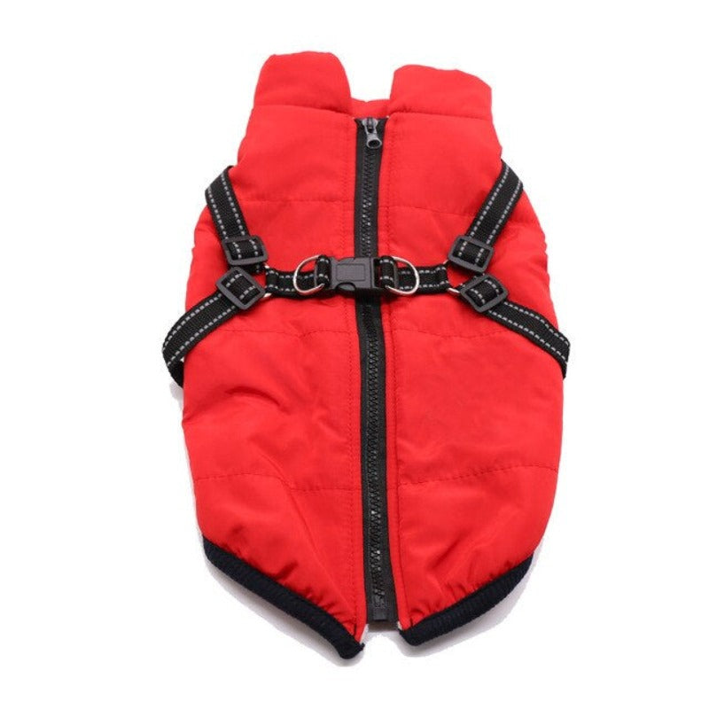 Pet Dog Coat Jacket With Harness