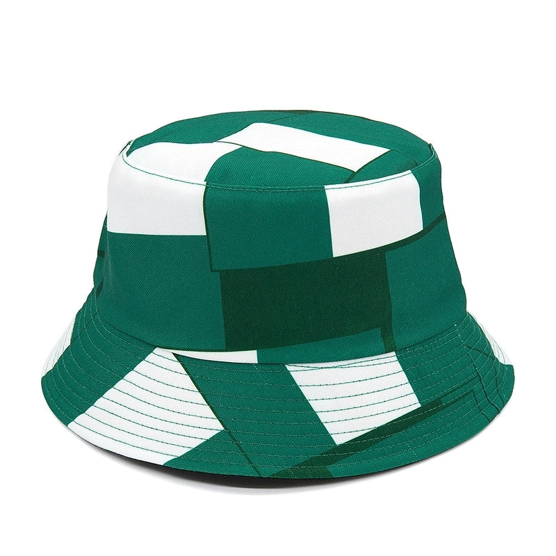 Unisex Basic Geometric Big Eaves Bucket Hat