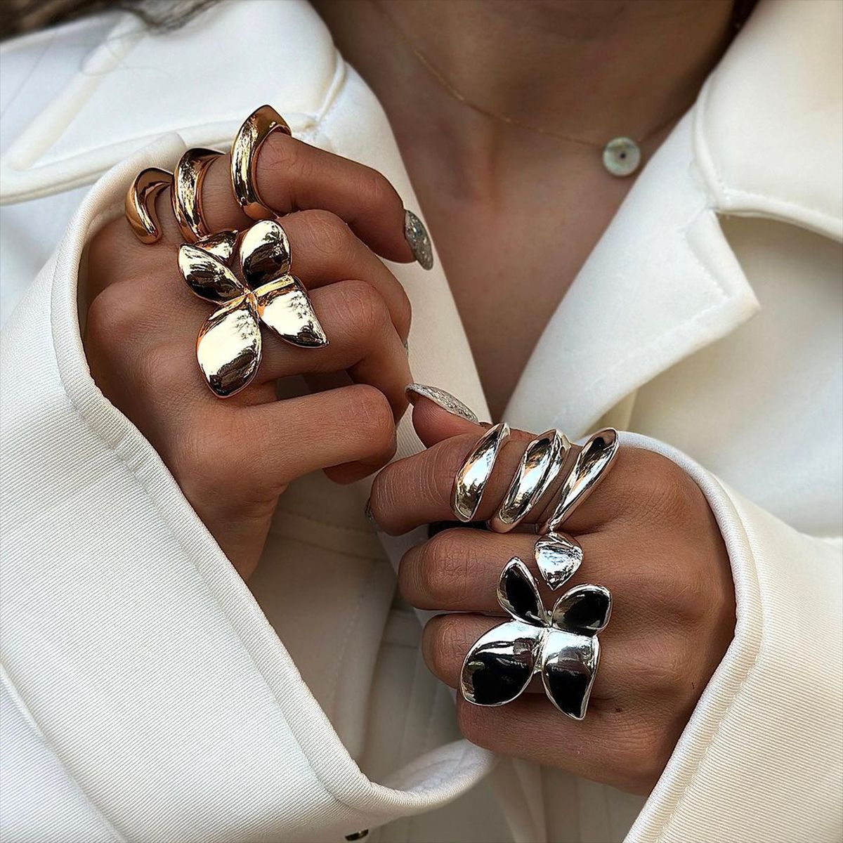 Irregular Stainless Steel Electroplating Rings
