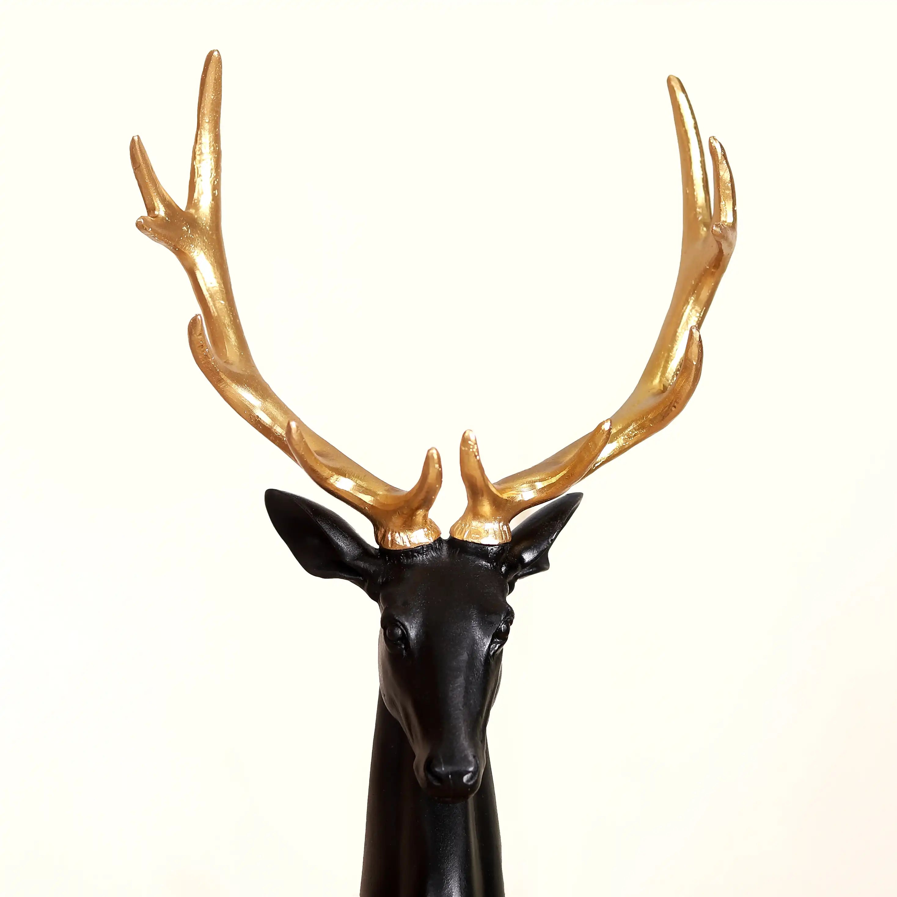 Black Reindeer Showpiece Large