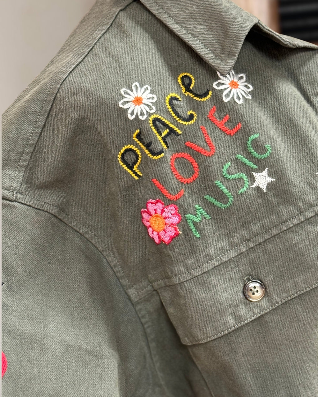 Peace Love & Music Jacket