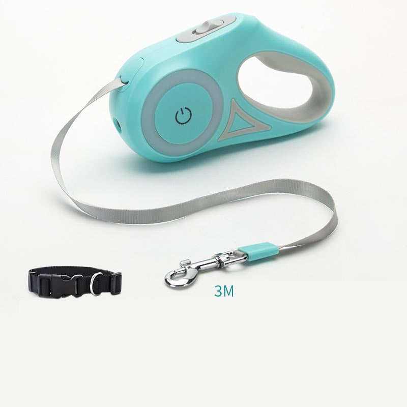 LED Dog Retractable Leash