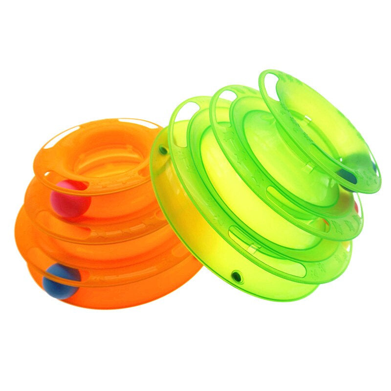 3 Layer Disk Cat Intelligence Toy