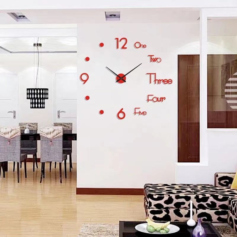 🔥Summer Hot Sale - 48% OFF 🔥MODERN DIY PUNCH-FREE WALL CLOCK