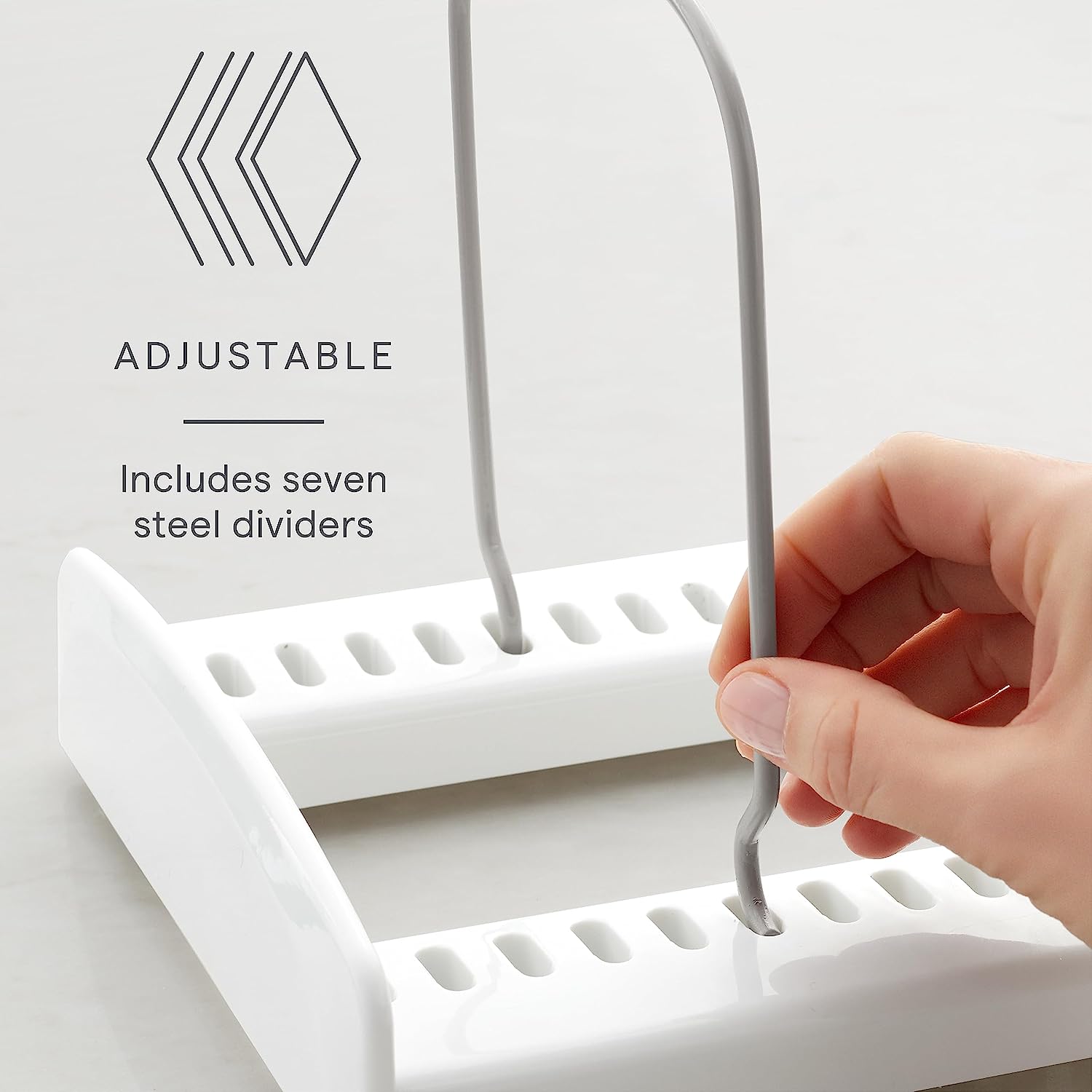 Bakeware Storemore Adjustable Rack. Standard. White