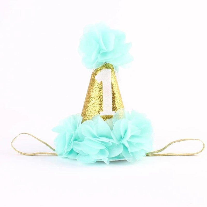 Cartoon Pu Leather Number Solid Color Pet Hat