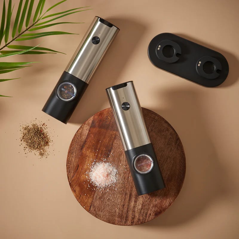 🌲PepperGlow Electric Grinder Set