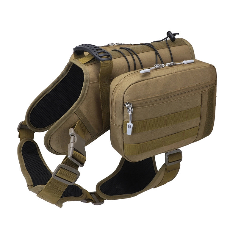 Anti-Horse River New Pet Dog Self-backpack Walking Dog Snack Bag Medium And Large Dog Detachable Dog Bag