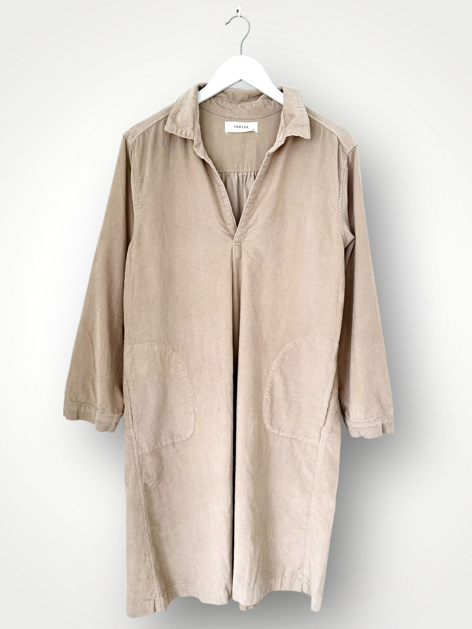 bianca dress -almond cord