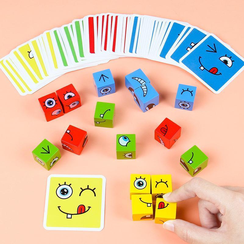 Fun Changing Face Magic Cube Building Blocks