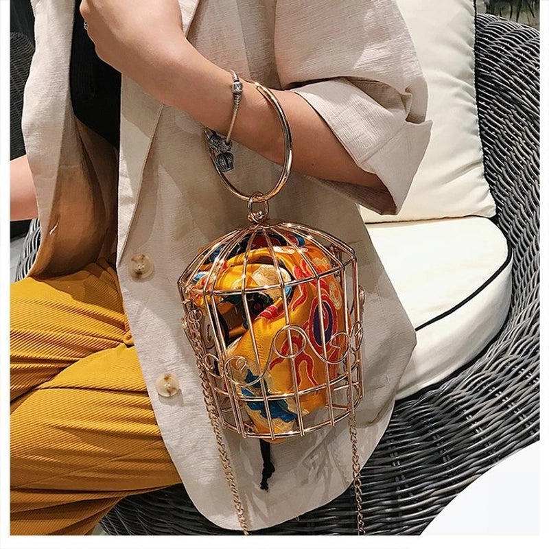 Women's Small Summer Metal Streetwear Handbag