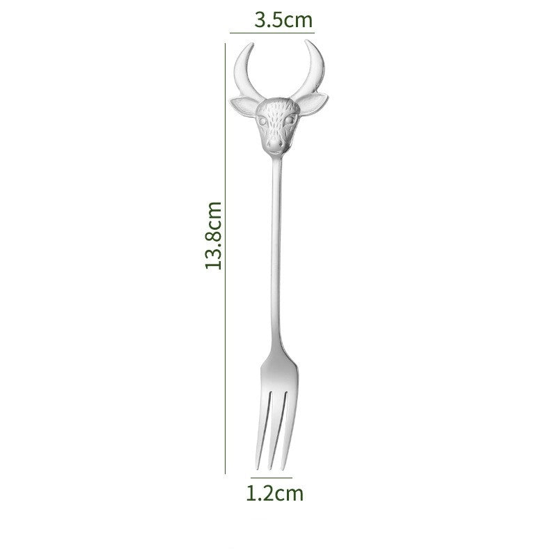 Casual Animal 304 Stainless Steel Spoon 1 Piece