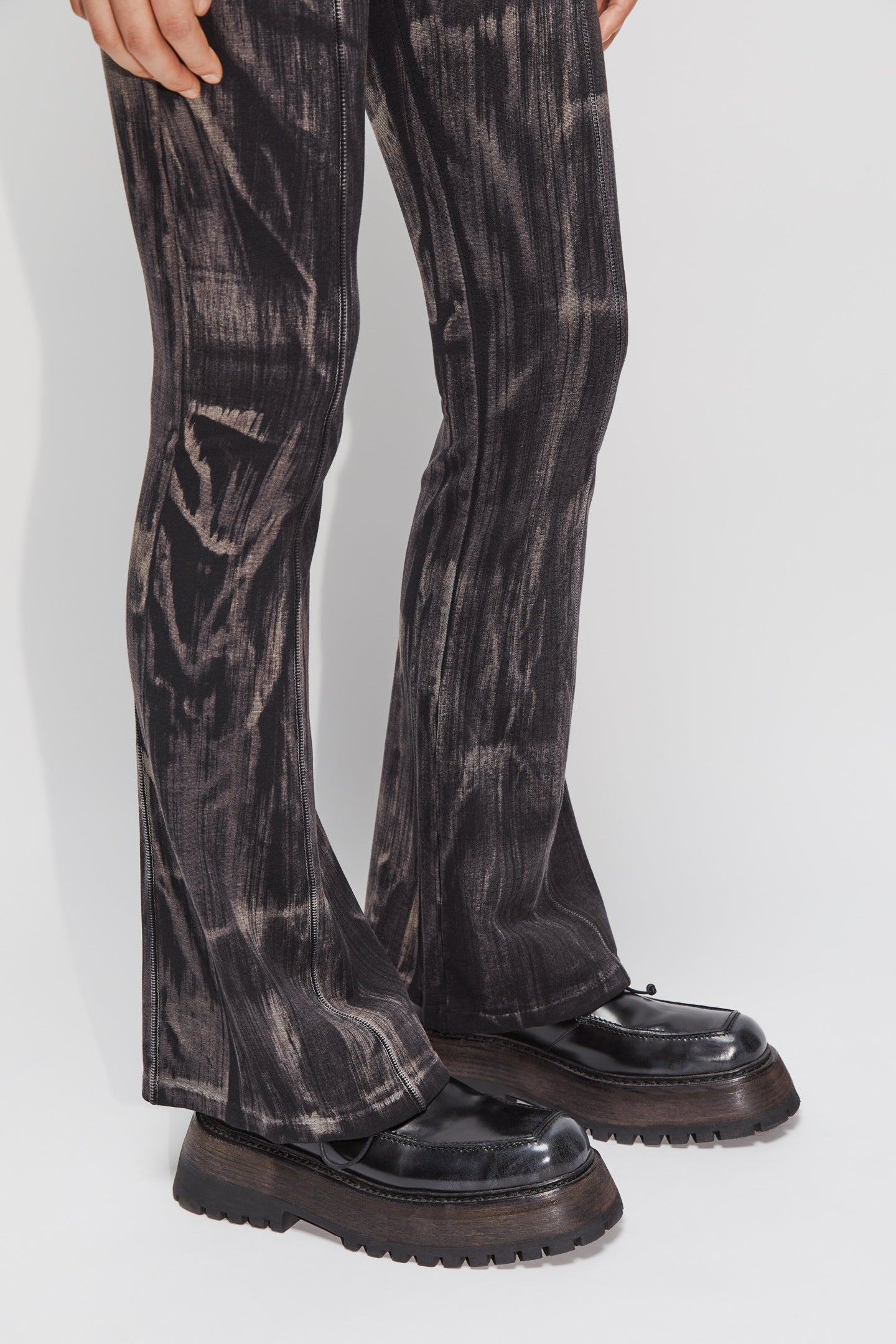 Bootcut Jersey Trousers