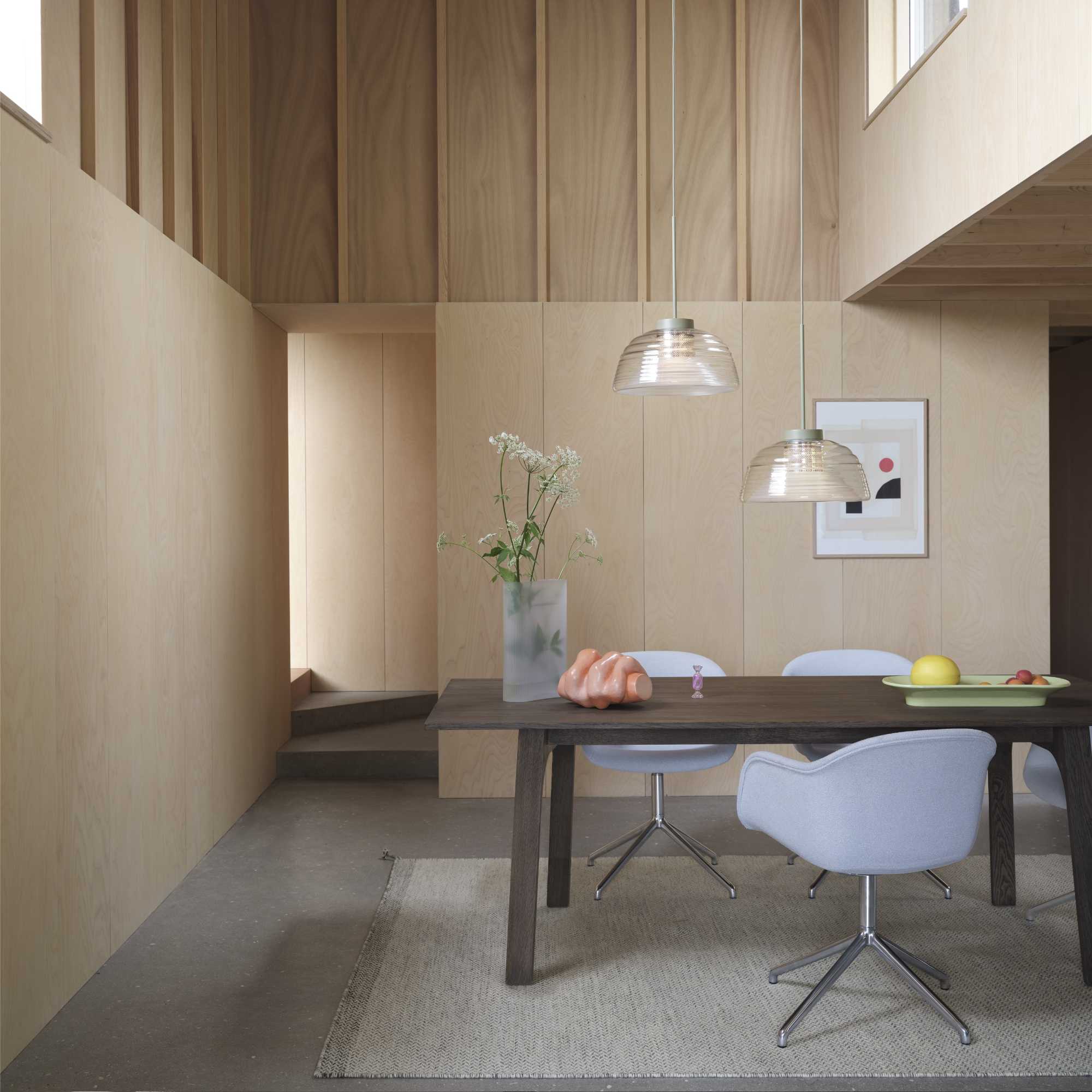 Two-Layer pendant lamp. Olive