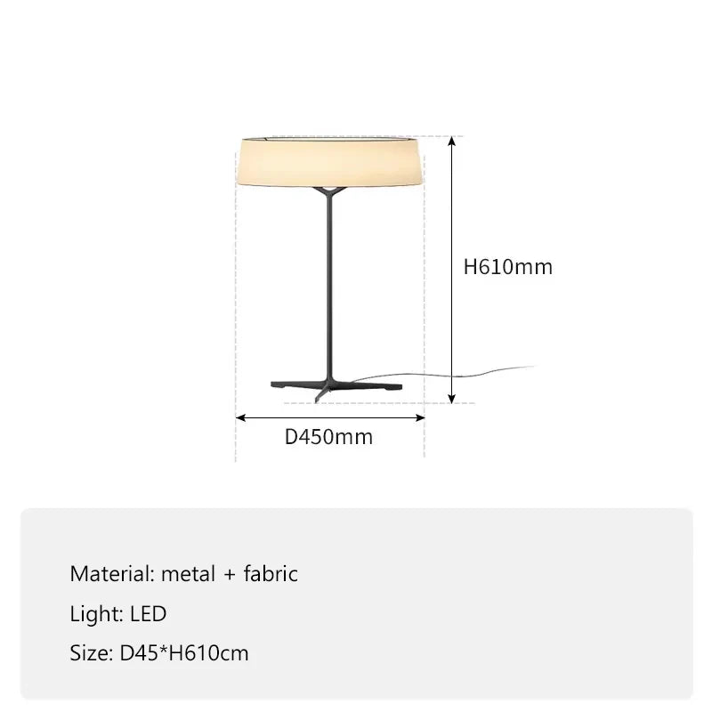 Sleek Nordic LED Floor Lamp