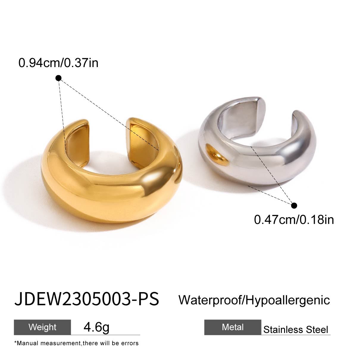 Jie Ding Stainless Steel Earrings Pearl Earrings Female Design Niche Titanium Steel